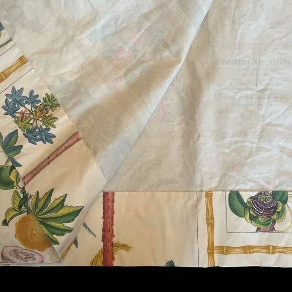 Botanical Print FLORE PITTORESQUE PARIS 1833 Custom Shower Curtain 78 X 42